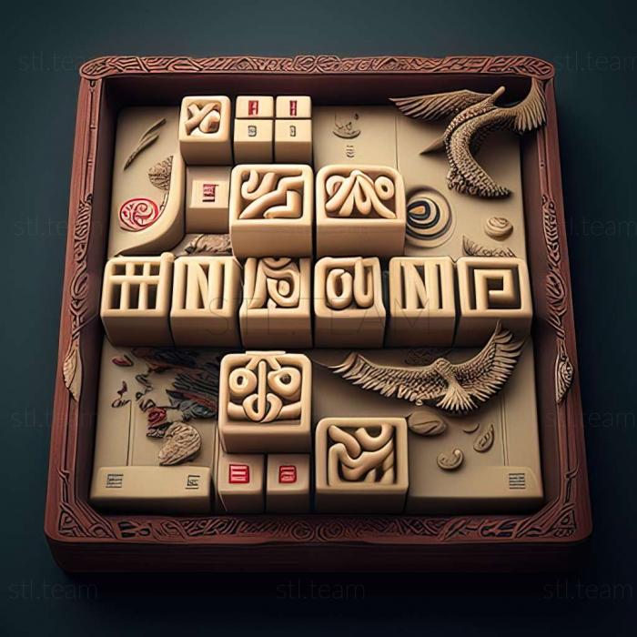 3D model Random Mahjong Pro game (STL)